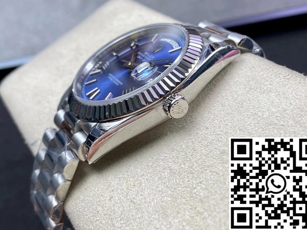 EW M228236-0007 Rolex Day Blue Factory Date Dial 0301